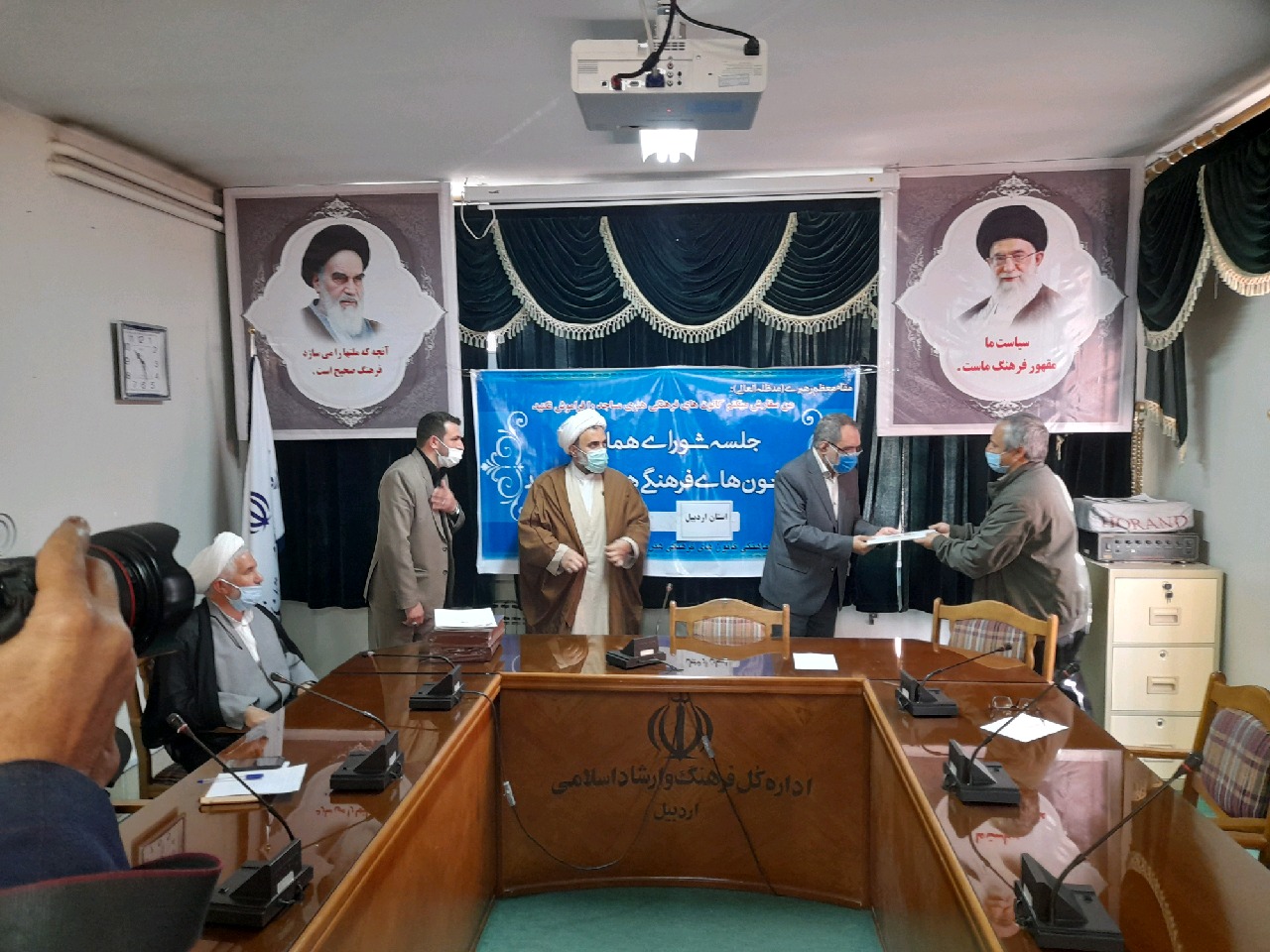برگزاري جلسه شوراي هماهنگي کانون هاي فرهنگي هنري مساجد در استان اردبيل